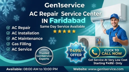 AC Service Repair Center in SGM Nagar Faridabad