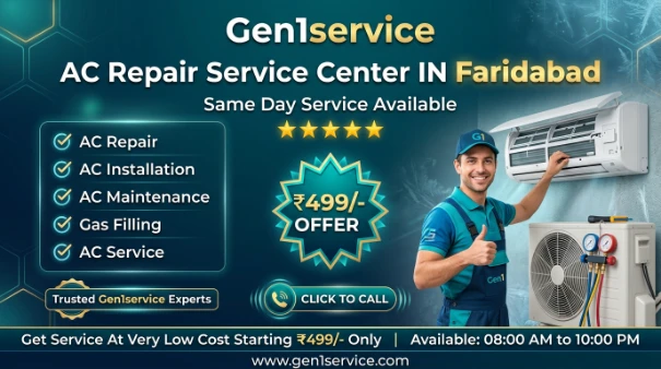 AC Service Repair Center in Charmwood Village Faridabad